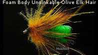 Mak Flies Unsinkable Caddis Foam Cadis